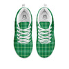 Scottish Plaid St. Patrick's Day Print Pattern White Sneaker-grizzshop