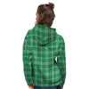 Scottish Plaid St. Patrick's Day Print Pattern Women's Hoodie-grizzshop