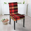 Scottish Tartan Red Yellow Plaid Chair Cover-grizzshop