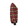 Scottish Tartan Red Yellow Plaid Women Crewneck Sweatshirt-grizzshop