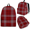 Scottish Tartan Royal Stewart Red Plaids Backpack-grizzshop