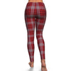 Scottish Tartan Royal Stewart Red Plaids Pattern Women Leggings-grizzshop