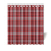 Scottish Tartan Royal Stewart Red Plaids Print Bathroom Shower Curtain-grizzshop