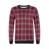 Scottish Tartan Royal Stewart Red Plaids Women Crewneck Sweatshirt-grizzshop