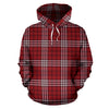 Scottish Tartan Royal Stewart Red Plaids Women Men Pullover Hoodie-grizzshop