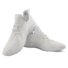 Scratch Marble White Gold Print Pattern White Athletic Shoes-grizzshop