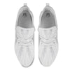 Scratch Marble White Gray Print Pattern White Athletic Shoes-grizzshop