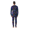 Scuba Diver Neon Print Pattern Men's Pajamas-grizzshop