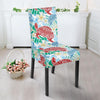 Sea Turtle Floral Hawaiian Pattern Print Chair Cover-grizzshop