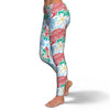 Sea Turtle Floral Hawaiian Pattern Print Pattern Women Leggings-grizzshop