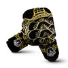 Sea Turtle Gold And Black Print Boxing Gloves-grizzshop