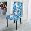 Sea Turtle Hawaiian Blue Pattern Print Chair Cover-grizzshop