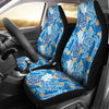 Sea Turtle Hawaiian Blue Pattern Print Universal Fit Car Seat Cover-grizzshop