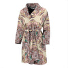 Sea Turtle Hawaiian Pattern Print Men Long Robe-grizzshop