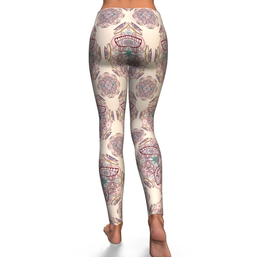 Sea Turtle Hawaiian Pattern Print Pattern Women Leggings-grizzshop