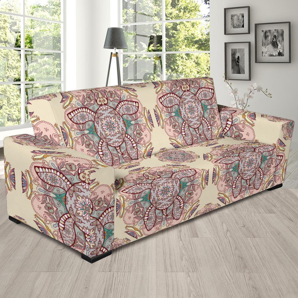 Sea Turtle Hawaiian Pattern Print Sofa Covers-grizzshop