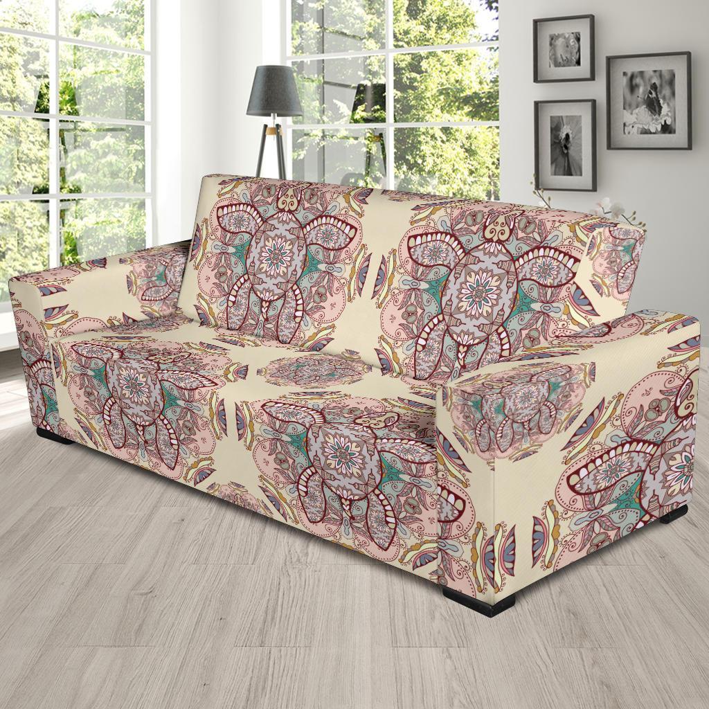 Sea Turtle Hawaiian Pattern Print Sofa Covers-grizzshop