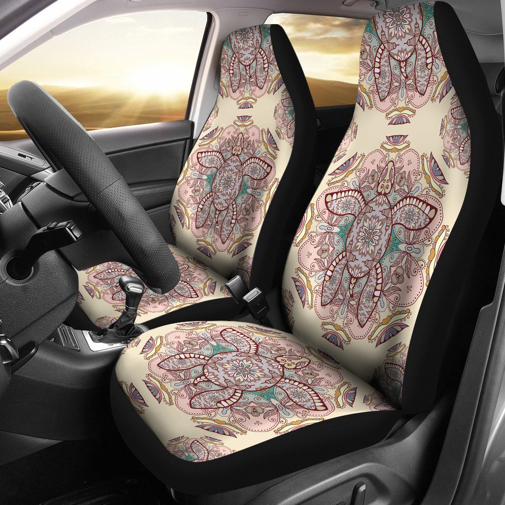 Sea Turtle Hawaiian Pattern Print Universal Fit Car Seat Cover-grizzshop