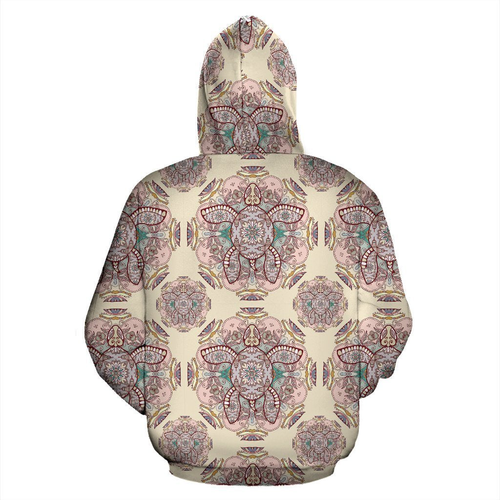 Sea Turtle Hawaiian Pattern Print Women Men Pullover Hoodie-grizzshop