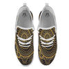 Sea Turtle Native Bohemian Print White Athletic Shoes-grizzshop