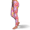 Sea Turtle Red Hibiscus Hawaiian Pattern Print Pattern Women Leggings-grizzshop