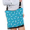 Seagull Pattern Print Crossbody bags-grizzshop