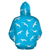 Seagull Pattern Print Men Women Pullover Hoodie-grizzshop