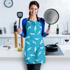 Seagull Pattern Print Women's Apron-grizzshop