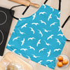 Seagull Pattern Print Women's Apron-grizzshop