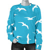 Seagull Pattern Print Women's Sweatshirt-grizzshop