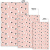 Seagull Pink Pattern Print Floor Mat-grizzshop