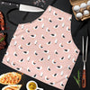 Seagull Pink Pattern Print Men's Apron-grizzshop