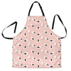 Seagull Pink Pattern Print Men's Apron-grizzshop