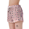 Seagull Pink Pattern Print Women's Shorts-grizzshop