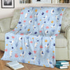 Seagull Print Pattern Blanket-grizzshop