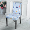 Seagull Print Pattern Chair Cover-grizzshop