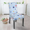 Seagull Print Pattern Chair Cover-grizzshop