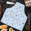 Seagull Print Pattern Men's Apron-grizzshop