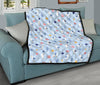 Seagull Print Pattern Quilt-grizzshop