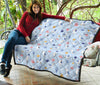 Seagull Print Pattern Quilt-grizzshop