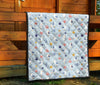 Seagull Print Pattern Quilt-grizzshop