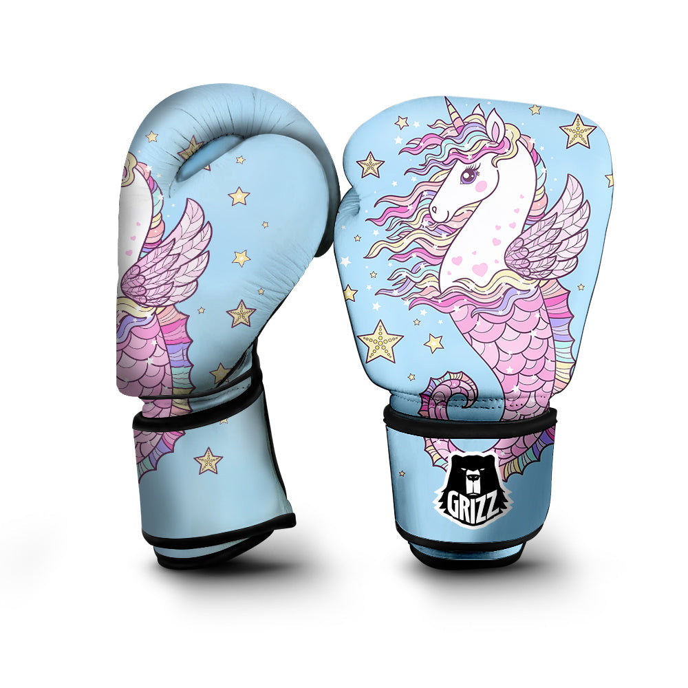 Seahorse Colorful Print Boxing Gloves-grizzshop