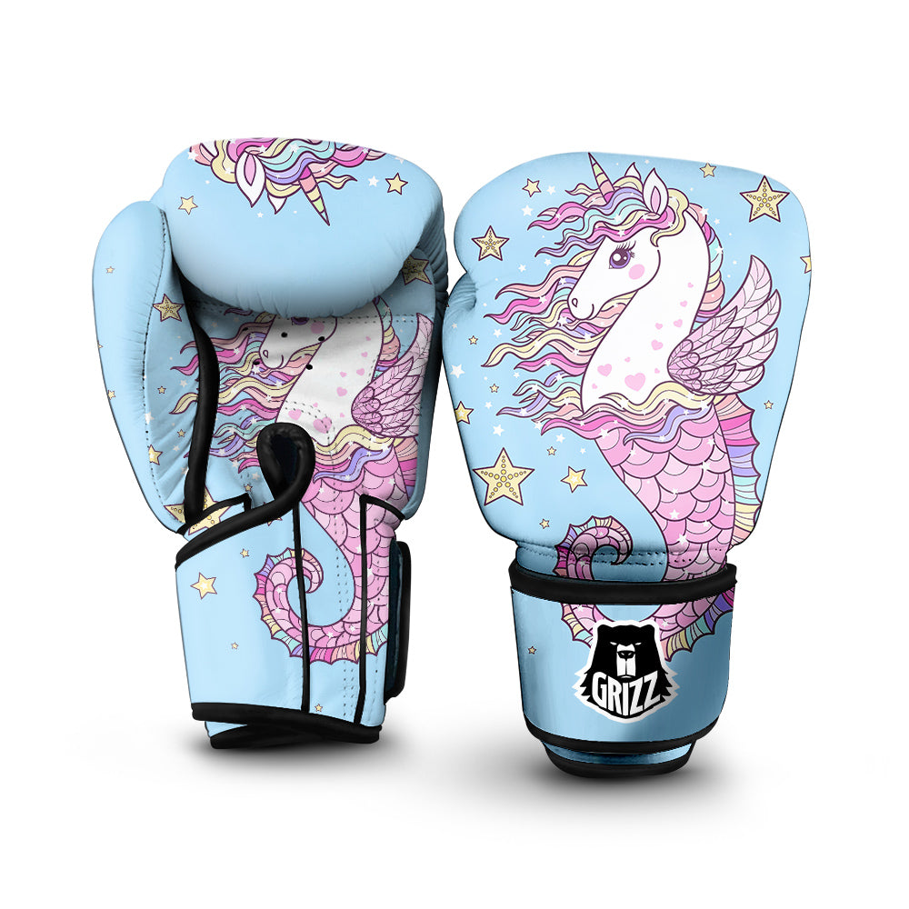 Seahorse Colorful Print Boxing Gloves-grizzshop