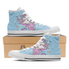 Seahorse Colorful Print White High Top Shoes-grizzshop