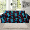 Seahorse Navy Pattern Print Sofa Covers-grizzshop