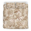 Seahorse Pattern Print Duvet Cover Bedding Set-grizzshop