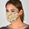 Seahorse Pattern Print Face Mask-grizzshop