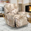 Seahorse Pattern Print Recliner Cover-grizzshop