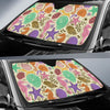 Seahorse Print Pattern Car Sun Shade-grizzshop