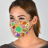 Seahorse Print Pattern Face Mask-grizzshop